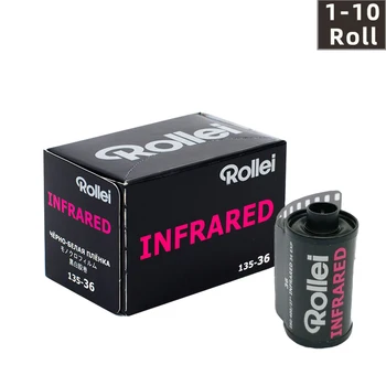1-10 рулонов инфракрасной пленки Rollei INFRARED 400 135, черно-белая пленка (срок годности: 2025.01)