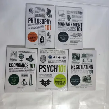 101 серия, полный комплект из 5 томов, Экономика, Менеджмент, переговоры, психология и философия, английский язык