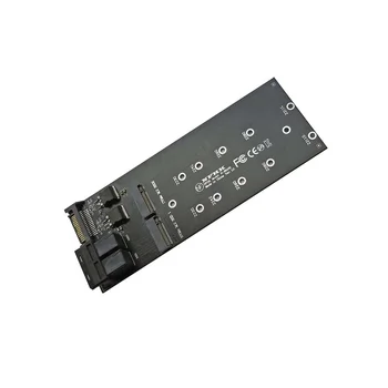 2-портовый SSD-адаптер SFF-8643 (U2) для NVMe M.2 NGFF