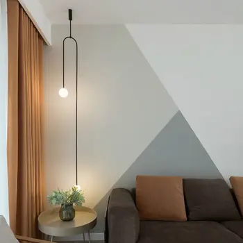 2023 Новый дизайн подвесных светильников Роскошная внутренняя бронзовая гостиная, спальня, домашняя люстра со стеклянным шаром для отеля и бара