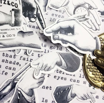 22шт винтажных женских наклеек ручной работы альбом для скрапбукинга 