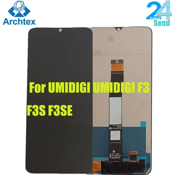 6,7 дюйма Для 100% оригинального ЖК-дисплея UMIDIGI F3 F3S F3SE + Ремонт сенсорного экрана Запасная замена Android 11.0