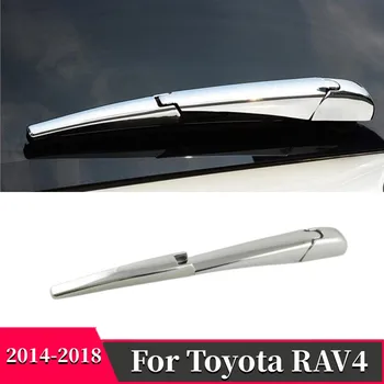 ABS Хромированный рычаг стеклоочистителя заднего стекла, накладка на лезвие, накладка на молдинг для Toyota RAV4 RAV 4 2014-2016 2017 2018