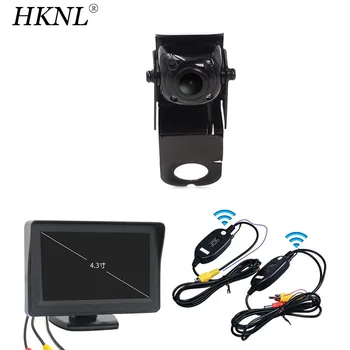 HKNL CCD Автомобильная Камера Заднего Вида С Двумя дверями 4,3 