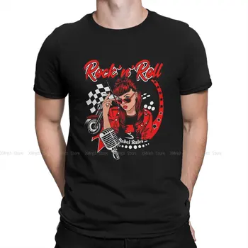 Rockabilly Pin Up Girl Винтажная Музыка в стиле рок-н-ролл, Специальная футболка, Повседневная футболка в стиле Рокабилли Рок-н-ролл, Летние Вещи Для