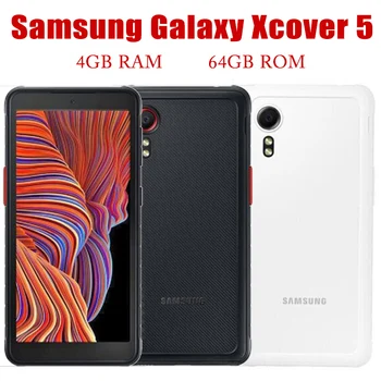 Samsung Galaxy Xcover 5 G525F Разблокированный восьмиядерный 4 ГБ ОЗУ 64 ГБ Пзу 4G LTE 16MP Две SIM-карты Android Оригинальный Мобильный Телефон