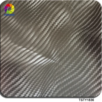 TSAUTOP Размер 0.5mX20m Гидропогружающая пленка PVA для переноса воды из углеродного волокна с 3D кубической печатью Дизайн изображения WDF1836
