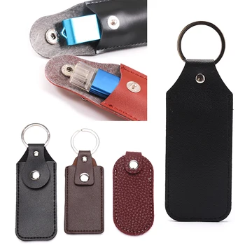 USB-чехол, защитная сумка, портативный карман, кожаное кольцо для ключей для флэш-накопителя USB