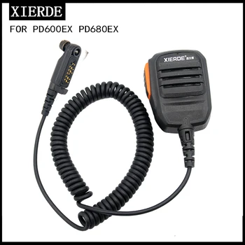 XIERDE Подходит Для Hytera PD600EX PD680EX X1P EX Взрывозащищенная Портативная Рация Ручной Микрофон Радиостанции Плечевой Микрофон