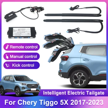 Автомобильный электрический привод задней двери Smart Electric trunk drive Kick Sensor Автомобильные Аксессуары Для Chery Tiggo 5X 2017-2023, Комплект питания задней двери