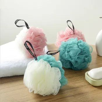Банный шар, новый большой двухцветный супер мягкий банный цветок, подходящий по цвету, Антирассеивающий банный шар, салфетки для ванной, принадлежности для ванной комнаты