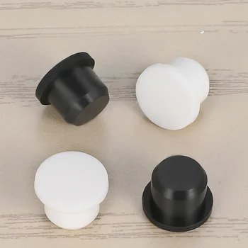 Белая / черная силиконовая заглушка, резиновая заглушка Т-образной формы, твердая от 2,7 мм До 14,1 мм