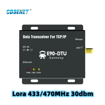 Беспроводной модем LoRa SX1268 Ethernet 433 МГц 470 МГц 30 дБм 10 КМ CDSENET E90-DTU (400SL30-ETH) Прозрачный Шлюз передачи