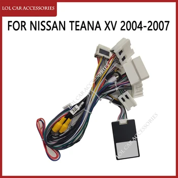 Для NISSAN Teana XV 2004-2007 Автомобильный радиоприемник MP5 GPS-плеер Android Кабель питания Canbus Каркасный жгут проводов