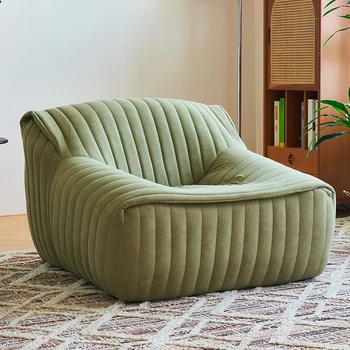Зеленое Дизайнерское Кресло Для Отдыха Минималистичная Терраса Гостиная Офис Современное Кресло Для Чтения Итальянский Салон Meuble Современная Мебель