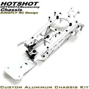 Изготовленный на Заказ Алюминиевый Комплект Рамы Шасси для Модернизации Автомобиля Tamiya Hotshot Hotshot2 Boomerang BigWig Super Hotshot
