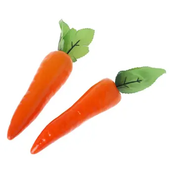 Имитация искусственной Моркови Поддельные Овощи Реквизит для фотосъемки Прямая поставка для домашней кухни
