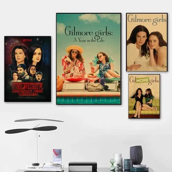 Класс Gilmore Girls Плакат Из Крафт-Бумаги Винтажный Плакат Настенное Искусство Живопись Исследование Эстетического Искусства Небольшой Размер Стены DIY Наклейки Для комнаты
