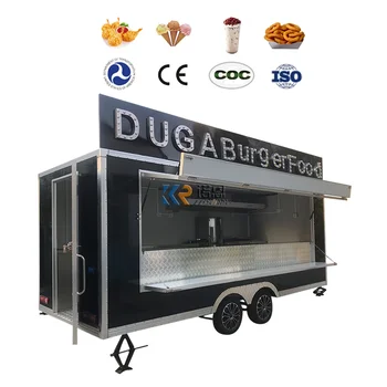 Концессионный трейлер для продажи мороженой сахарной ваты на заказ с оборудованием для уличной торговли для ресторанов розничной торговли