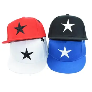 Лучшая Бейсболка Snapback Для мальчиков и девочек, бейсболки в стиле хип-хоп, Кепка с пятиконечной звездой, Летняя солнцезащитная шляпа, Детские Шляпы, Детская Солнцезащитная шляпа