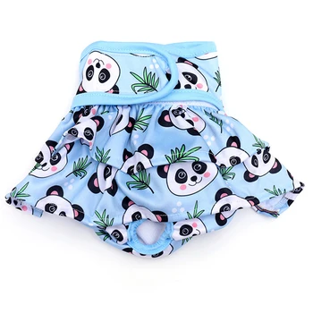 Менструальные трусики для маленьких собак, физиологические менструальные штаны для домашних животных, гигиенический женский моющийся многоразовый подгузник Boxer Весенняя одежда