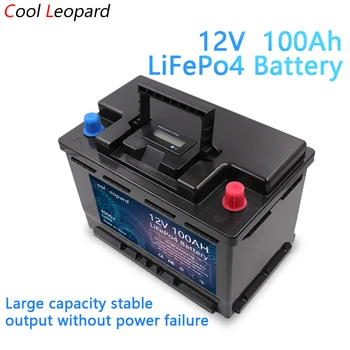 Модернизированная версия литий-железо-фосфатной батареи емкостью 100Ah 180Ah 300Ah со встроенным циклом Lifepo4 12V для хранения энергии BMS Solar RV.