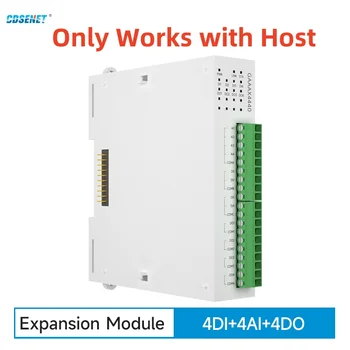Модуль удаленного ввода-вывода Расширения 4DI + 4AI + 4DO RS485 Ethernet CDSENET GAAAX4440 Получение Аналогового Коммутатора Modbus TCP RTU Работает с Хостом