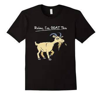 Мужская футболка Funny Goat Tee из уникального хлопка с круглым вырезом и коротким рукавом