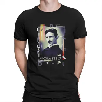 Мужская футболка Nikola Tesla Nikola Tesla Vj7 Модная футболка Harajuku Толстовки Хипстер