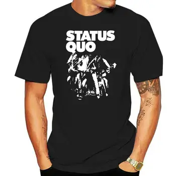 Мужская футболка Status Quo, футболка band, классическая футболка с принтом, футболки-тройники