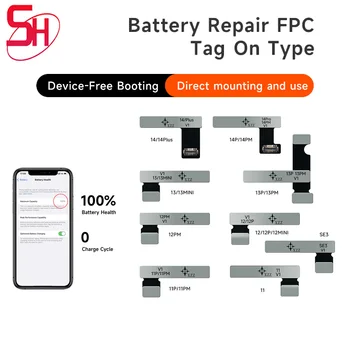 Наклейка на Гибком Кабеле XZZ Battery Repair Для iPhone 14 Pro Max 13mini 12 Pro 11 SE3 Предупреждение О Неисправности Аккумулятора Ремонт Устройства Не Требуется