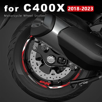 Наклейки на Колеса Мотоцикла Водонепроницаемые для BMW C400X Аксессуары C 400 X 400X 2018-2023 2019 2020 2021 2022 Наклейка на Обод Лента