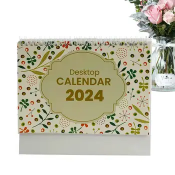 Настольный Календарь на 2024 год, Настольный Ежемесячный Планировщик, Настольный Офисный График