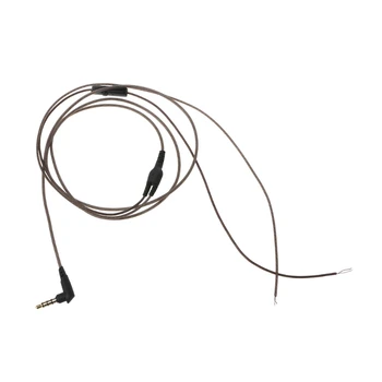 Наушники Кабель микрофона шнур 3,5 мм Чистый звук с регулятором громкости для игровой гарнитуры Удлинитель 1,2 м P9JD