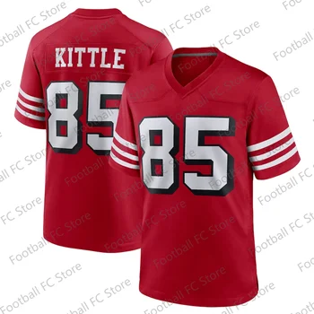 Новое поступление Francisco Summer 23/24 Kittle 49ers, Тренировочная майка для регби, детский номер 85, Футбольная форма для взрослых и детей