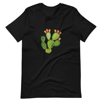 Окружающая среда и природа: Унисекс с коротким рукавом Opuntia Cactus