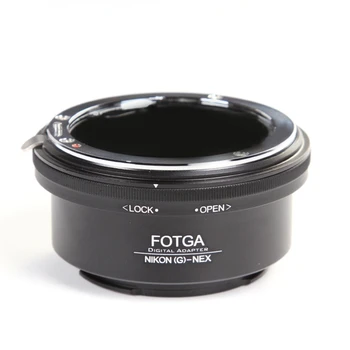 Переходное кольцо FOTGA для объектива Nikon G-NEX к переходному кольцу объектива камеры SONY NEX5 NEX3 A500 A6000 с электронным креплением