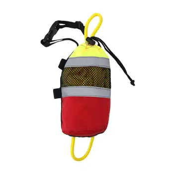 Плавающие спасательные сумки для спасения на воде с веревкой, желтая спасательная сумка для броска