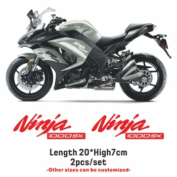 Светоотражающие Мотоциклетные Наклейки Kawasaki Водонепроницаемый Бак Набор Логотипов Эмблемы Наклейки Для Kawasaki Ninja 1000 SX
