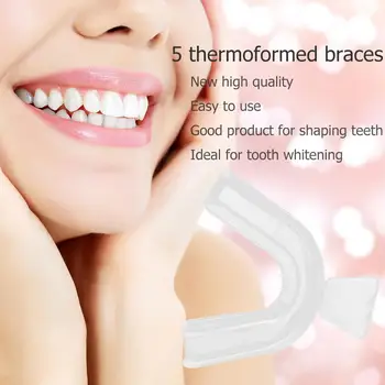 Силиконовые Зубные Ортодонтические Брекеты Для Отбеливания Зубов Лоток Протектор Фиксатор