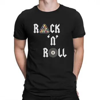Футболка в стиле хип-хоп Rack 'N' Roll, повседневная футболка Pool Eight Ball, новинки для мужчин и женщин