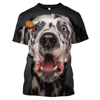 Футболки с 3D-принтом в виде собаки, забавные футболки со щенками, мужская повседневная одежда, женская футболка в стиле хип-хоп, мужская одежда с коротким рукавом
