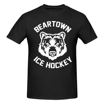 Хоккейная футболка Beartown с круглым вырезом, хлопковые футболки с коротким рукавом