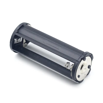 Черный пластиковый батарейный держатель цилиндрического типа для 3 батареек типа ААА, коробка для преобразования батареек, игрушечный фонарик, адаптер для лампы, чехол T21A