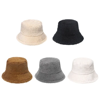 Широкополые шляпы для защиты на открытом воздухе Fisherman Fuzzy для мужчин и женщин морозной зимой и осенью Ветрозащитные