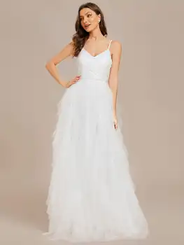 Элегантные свадебные платья из чистых блесток с вырезом в виде сердечка длиной до пола 2024 года, кружевное женское вечернее платье А-силуэта белого цвета для выпускного вечера
